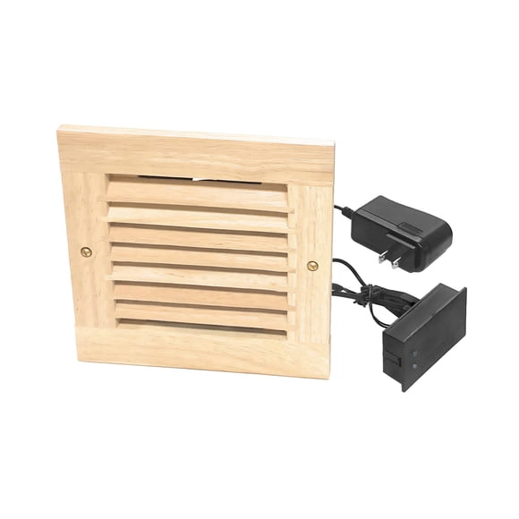 CabCool1201 Single 120mm Fan Cooler Kit with Custom Wood Grill/Thermal Controller