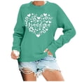 thumbnail image 2 of Trendfront Womens Grandma Graphic Sweatshirt Long Sleeve Crewneck Floral Heart Print Casual Loose Fit Pullover Top, 2 of 4