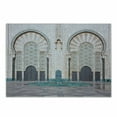 thumbnail image 1 of Architecture Cutting Board, Eastern Exterior Vista of Casablanca Historic Building Gates and Quad Photo, Decorative Tempered Glass Cutting and Serving Board, in 3 Sizes, by Ambesonne, 1 of 2