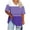Purple1, variant on zbxnLI Womens Plus Size Tops V Neck Oversized Striped Short Sleeve T Shirts Summer Casual Trendy Tee Top XL-5XL