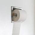 thumbnail image 5 of Paquete de 3 soportes para papel higiénico, soporte para papel higiénico, repuesto de plástico con resorte (extremo grande cromado), 5 of 5