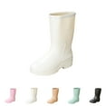 thumbnail image 4 of LIJCC Short Rain Boots for Womens Ankle Rainboot Slip on Garden Boot Ladies Rubber Outside Work with Comfort for Yard Outdoor Work, 4 of 4