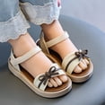 thumbnail image 4 of KPOPLK Girls Sandals Unisex Toddler Kids Double Buckle Sandals Comfort Open Toe Adjustable Back Strap Shower Beach Pool Shoes(Toddler/Little Kid/Big Kid) Size 12,Brown, 4 of 9