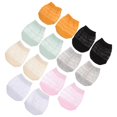 thumbnail image 3 of 14pcs Half Palm Socks Summer Invisible Forefoot Socks Anti-wear Socks (assorted Color), 3 of 3