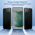 thumbnail image 3 of (2 Pack) amFilm Samsung Galaxy S22 Plus 5G Privacy Screen Protector, 3 of 7