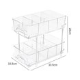 thumbnail image 4 of Clear under Sink Storage Pull Out Sliding Cabinet Organizer Tray Bathroom Storage Organizer for Closet Kitchen Vanity Shelf, 4 of 5