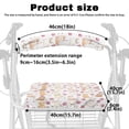 thumbnail image 6 of HELLHERO Cat Paw Print Rollator Walker Cover Seat Back Covers and Stretchable Material for Street Scenes and Street, 6 of 7