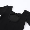 thumbnail image 6 of Stelle Ballet Leotards Bow Back Short Sleeve leotard for Girls/Toddlers/Kids Dancewear,Black,2-3T, 6 of 7