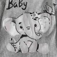thumbnail image 5 of masbird Newborn Baby Girl Fall Winter Outfits Long Sleeve Romper Bell Bottom Pants Headband Clothes Set,Grey,12-18 M, 5 of 9