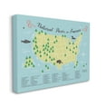 thumbnail image 3 of Stupell Industries American National Parks Detailed Informative Map Diagram Canvas Wall Art, 48 x 36, Design by Michael Buxton, 3 of 5