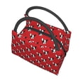 thumbnail image 5 of Vsdgher Bulldog Red Print Insulated Reusable Bags with Sturdy Zipper and Handles, Foldable Totes for Hot or Cold Food Bring or Delivery, 5 of 8