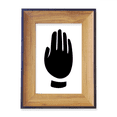thumbnail image 1 of Gesture Black Outline Pattern Photo Frame Exhibition Display Art Desktop Painting, 1 of 3