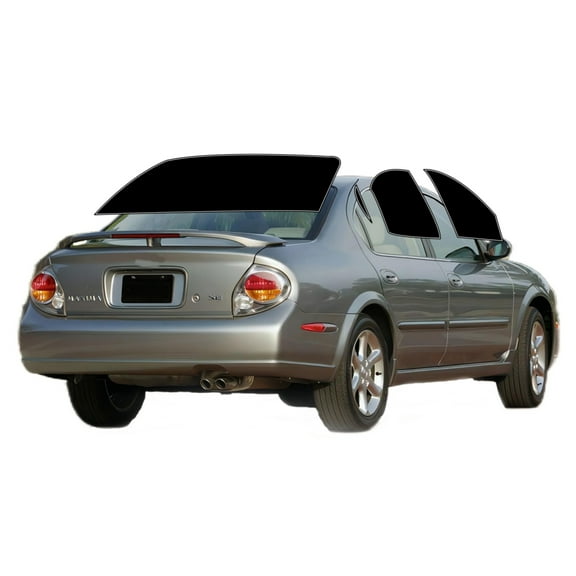 Haiy Co - PreCut 2Ply 05% Window Tint Film Kit For 2000-2003 Nissan Maxima Sedan -Side+Rear Window