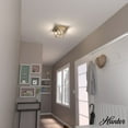 thumbnail image 3 of Hunter - Laurel Ridge 4-light Alturas Gold, Large Flush Mount Light, Dimmable, Formal Style, Square Shaped, for Bedrooms, Dining, Living Rooms - 19075, 3 of 6