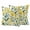 Yellow Green, variant on 2 Pack Outdoor Waterproof Throw Pillow Covers,Spring Yellow Wild Flowers Leaf Decorative Square Patio Pillowcases for Chair Couch Sofa 16x16in