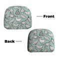 thumbnail image 6 of Kdxio Hand Drawn Chickens Pattern Print 2 Piece Car Head Rest Covers Set Auto Front/Rear Seats Headrest Cover Universal Fit Most Cars,Sedan, SUV, 6 of 9