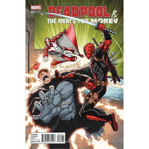 Deadpool And The Mercs For Money #3C VF ; Marvel Comic Book