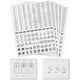 thumbnail image 1 of 900 etiquetas adhesivas para interruptores de luz, 57 diseños, transparentes, azules, para el hogar, la cocina, el baño, la oficina y la escuela., 1 of 9