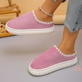 thumbnail image 6 of Womens Slippers Fluffy Slippers Cozy Lined Slippers For And Winter Warm Indoor Outdoor Soft Comfortable On Shoes, 6 of 9