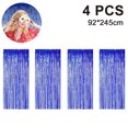 thumbnail image 1 of 4 Pack Wedding Rain Silk Curtain Birthday Party Party Event Background Wall Decoration Rain Silk Curtain, 1 of 9