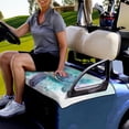 thumbnail image 2 of Jeiento Watercolor Sea Turtle Golf Cart Seat Covers Anti-Hot Golf Cart Seat Towel Blanket Golf Cart Accessories for 2-Person Seats Club Car, 2 of 5