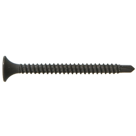 The Project Center 41875-Inch Flat Head Drilling 6 x 1-5/8-Inch Drywall Screw with Phillips Drive