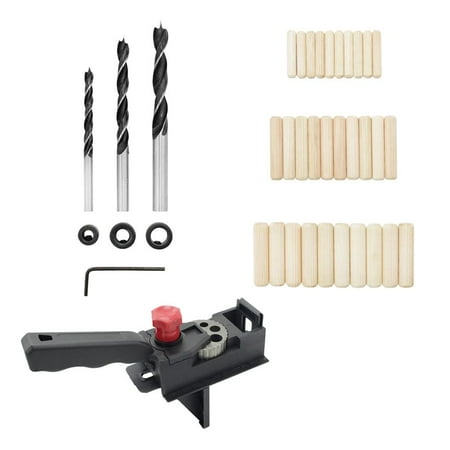 

38Pcs/Set Professional Pocket Hole Sleeve with Wooden Dowel Accessories Drilling