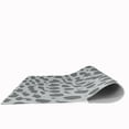 thumbnail image 4 of 5' x 7' Simply Daisy Leopard Pattern Modern & Contemporary Chenille Area Rug, Dark Grey, 4 of 4