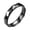 Black, variant on Vegetarian Steel Ring Fashion Korean Floral Design Hand Jewelry Gold Silver Black Multiple Sizes,5.95 cm,Gold