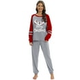 thumbnail image 3 of Baozhu Matching Family Reindeer Xmas Pajamas 2Pcs Sets with Pockets Christmas PJs with Letter Printed Soft Sleepwear for Women S-3XL, 3 of 9