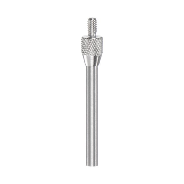 Aguja Punto Contacto Puntos 30mm Longitud 3mm Diámetro M2.5 Rosca 303 Inoxidable Acero Plana Cabeza para Profundidad Calibre Marcado Indicador