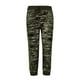 thumbnail image 3 of ICHUANYI ClearanceWomen's Yoga Camouflage Printed Panel Drawcord Fashion Capris Casual Cropped Leg Pants(Green, L) ICHUANYI WER20232080505883, 3 of 5