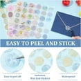 thumbnail image 4 of 108PCS Wax Seal Stickers Wedding Invitation Sealing Stickers Clear PVC Envelope Seal Sticker for Invitation Greeting Cards Gift Wrapping Scrapbooking for DIY, 4 of 6