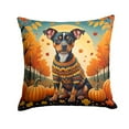 thumbnail image 2 of Miniature Pinscher Fall Throw Pillow, 2 of 2