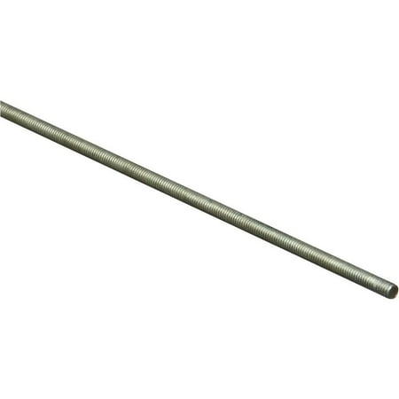 Stanley Hardware Threaded Rod N340-877 - Steel Zinc Plated UNC - 36 in x 1 in
