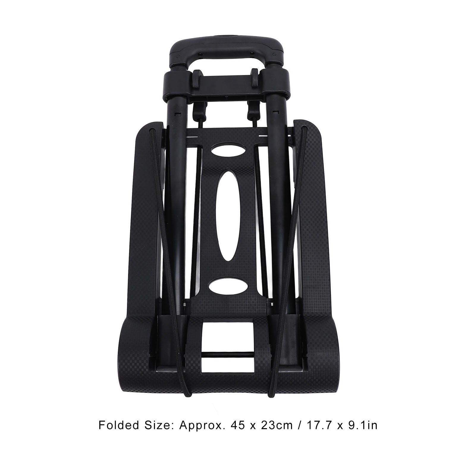 YAHHU Folding Hand Truck with Elastic Rope Rolling Platform Luggage Cart for Travel Transport Moving Shopping 66 lbs / 30 kg Load Bearing