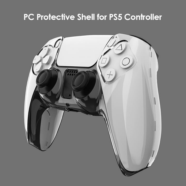 Transparent Clear PC Cover Case Protector Skin for PS5 DualSense Controller  