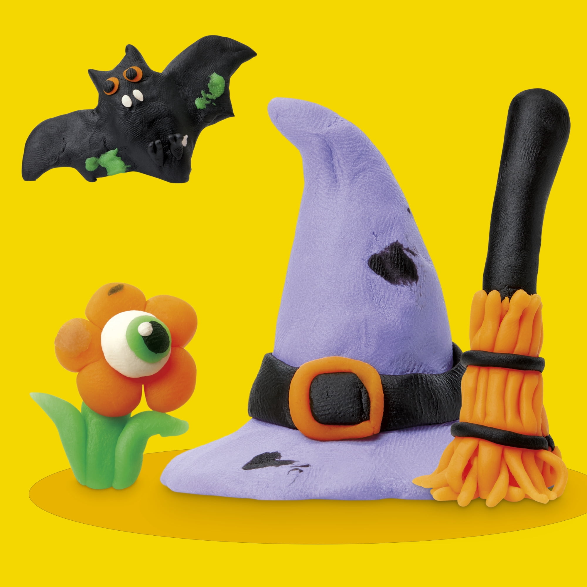 Play-Doh 30-Pack Halloween Modeling Compound, Spooky Colors, Non-Candy Treats for Kids 2+