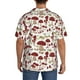 thumbnail image 3 of Fotbe Mushroom Camisa Estampada de Manga Corta para Hombre, Casual de Verano, Estilo Playero, Sin Arrugas-Medium, 3 of 5