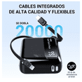 thumbnail image 3 of Power Bank 20000mah Batería Portátil 66w Carga Súper Rápida Eo Safe Imports Negro, 3 of 5