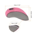 thumbnail image 2 of Unique Bargains Protection Sleeve Visible Window Golf Club Iron Head Cover Gray, Pink 10Pack, 2 of 6