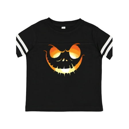 

Inktastic Pumpkin with Wicked Smile in Spooky Orange Gift Toddler Boy or Toddler Girl T-Shirt