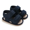 thumbnail image 2 of Zanarzt Dress Sandals Girls Baby Boy Girl Sandals Non Slip Soft Rubber Sole Sandals for Baby Boys Open Toe Outdoor Casual Summer First Walkers Shoes Blue,US 6, 2 of 8