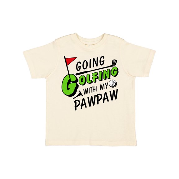 Inktastic Going Golfing with My Pawpaw Kids Golf Boys or Girls Toddler T-Shirt