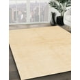 thumbnail image 2 of Ahgly Company Indoor Square Abstract Sun Yellow Solid Area Rugs, 4' Square, 2 of 6