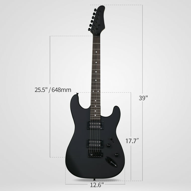 Ktaxon KST 39in Electric Guitar Beginner Kit w/ 20W Amp, H-H