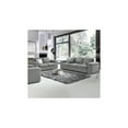 thumbnail image 2 of Gianna Light Gray Woven Fabric Sofa and Loveseat Living Room Set, 2 of 6