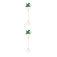 thumbnail image 3 of Broche Jumpingount Dibujos Animados Diseño Planta Accesorios con Cadena C1134-3 2Conjunto, 3 of 6