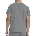 thumbnail image 5 of Scrubstar Unisex Solid V-Neck Scrub Top WM01T895, 5 of 8