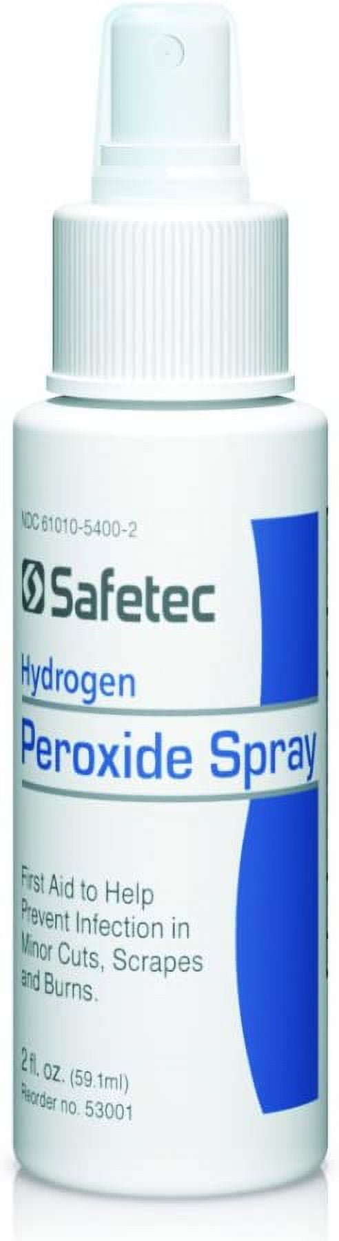 Safetec Hydrogen Peroxide Spray 2 oz. Spray Bottle- 24 bottles per case